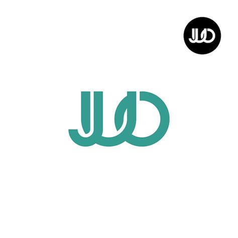 Letter juo monogram logo design | Premium Vector