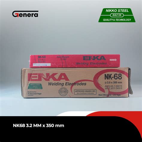 Jual Kawat Las Nikko Steel NK68 3.2 mm x 350 mm (5KG) - Kota Surabaya ...