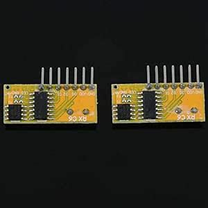 PRAV® 2X(2pcs RXC6 5V Learning Wireless Remote Control Receiver Module ...
