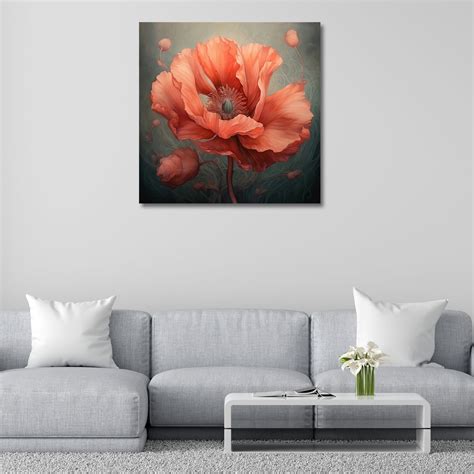 Abstract Florals Modern Wall Paintings – Wall Melody