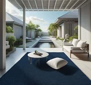 Buy Carpe Natura Pitloom PET Dark Blue 140x200 CM Durable and Stylish ...