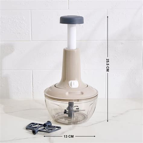 Buy Rosemary Miro Oblivon Press Button Manual Chopper from Home Centre ...