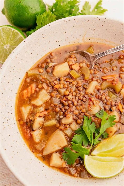 Lentejas (Mexican Lentil Soup) - MOON and spoon and yum