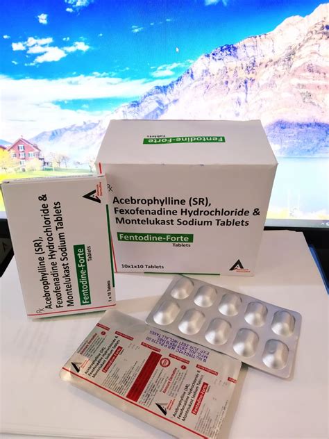 Fentodine forte - Acebrophylline (SR), Fexofenadine HCL & Montelukast ...