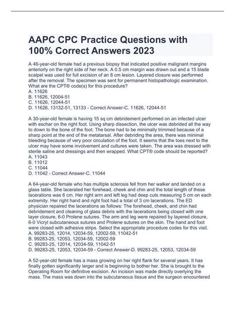 Image result for CPC Practice Questions