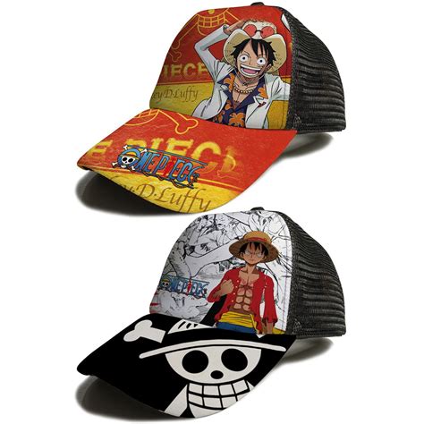 Buy Anime One Piece Hat Baseball Cap Japanese Animation Monkey D. Luffy ...