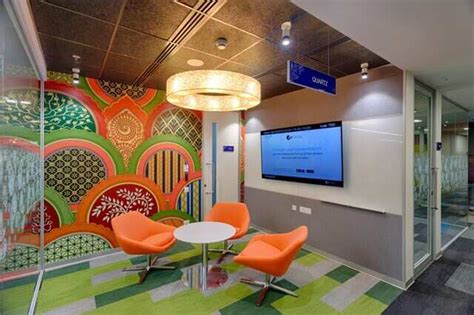 Here's a glimpse of modern, India-themed office of Pegasystems | TJinsite