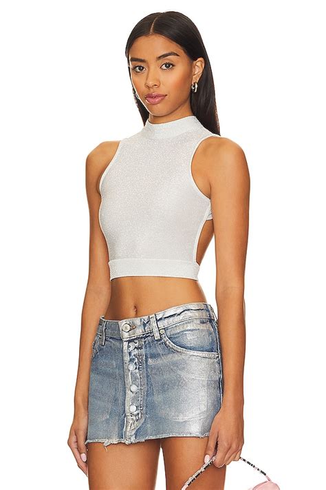 superdown Sophie Open Back Top in White | REVOLVE