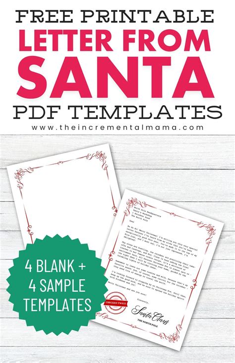 Free Printable Santa Letter Template - Rachel Printable