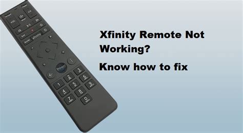 Image result for Remote Control Xfinity Not Working