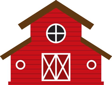 Free Clipart Of A Barn House
