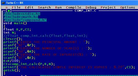 A C program to calculate the compounded interest amount | Computer Science Simplified - A ...