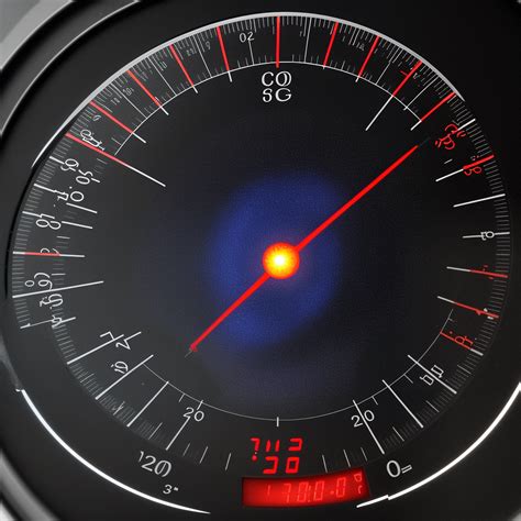 Close-Up View of a Pressure Gauge Displaying Temperature Readings in ...