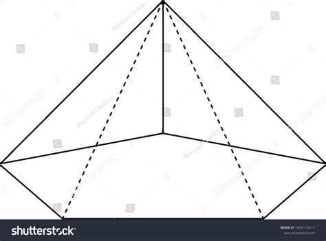 Image result for Drawing Pentagonal Pyramid
