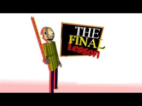 Image result for Te Final Lesson Baldi Mod