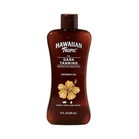 Hawaiian Tropic Dark Tanning Oil 235 ml (Bräunungsöle) : Amazon.de ...