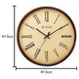 Buy Online Titan Classic Wooden Wall Clock in Roman Numerals with ...