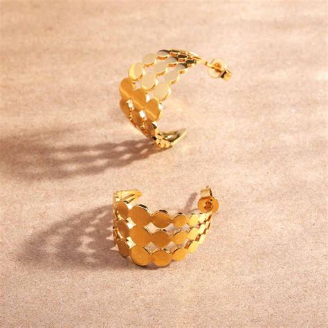 Sun Ripple Hoops – PALMONAS