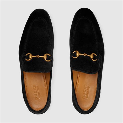 Men's Gucci Jordaan loafer in black suede | GUCCI® US
