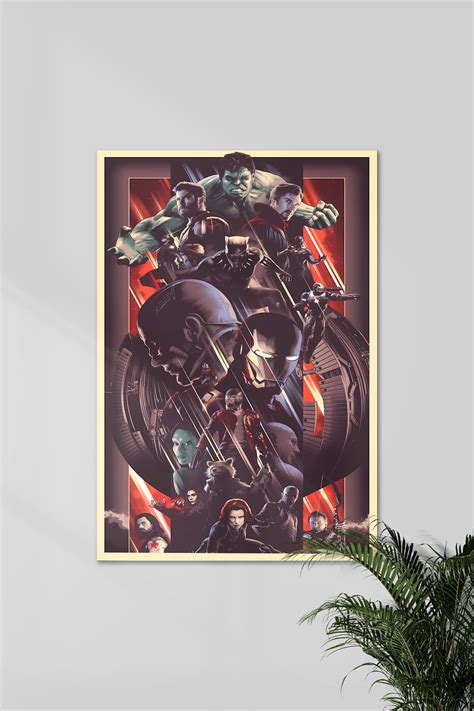Heros | Infinity Saga | MCU | Movie Poster – Posterized