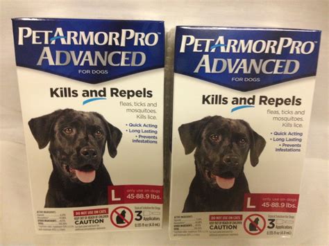 Pet Armor Pro Flea Tick Advanced LG 45-88.9 Lbs 6 Applicator FREE G ...