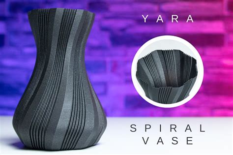 3D Printed Spiral Vase YARA - 3DPTK.com