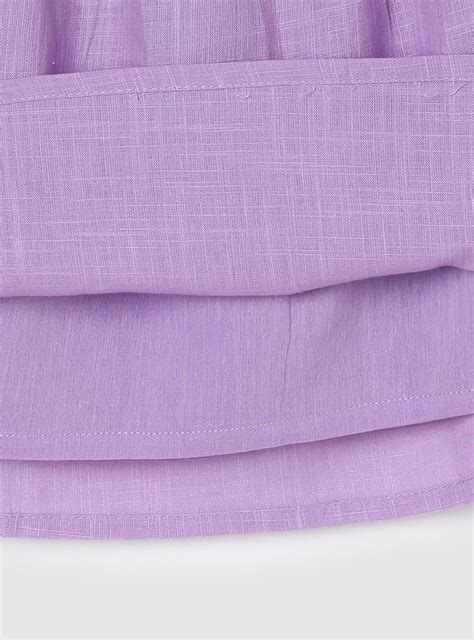 Buy Girls Schiffli Detailed Flutter Sleeves Woven Top Online at just Rs ...