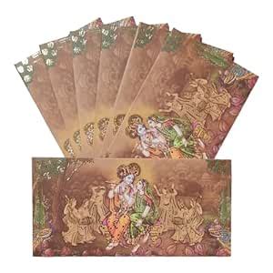 Jhintemetic® - Pack of 10 Colourful Designer Shagun Lifafa/Money Gift ...