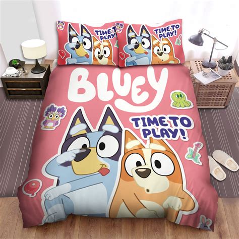 Cartoon Bluey Bedding Set Quilt Cover - EBuycos