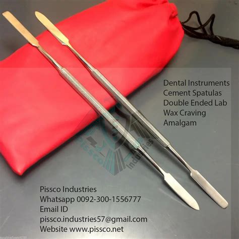 Dental Instruments Cement Spatulas Double Ended Lab Wax Craving Amalgam ...