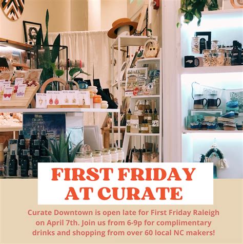 First Friday Raleigh @ Curate Downtown | Downtown Raleigh, NC