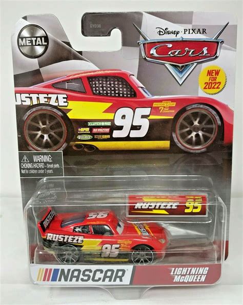 Buy DISNEY PIXAR CARS NASCAR LIGHTNING McQUEEN RUSTEZE 95 NEW FOR 2022 ...