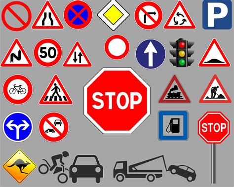 Road Safety Signs Clipart at Billy Newby blog