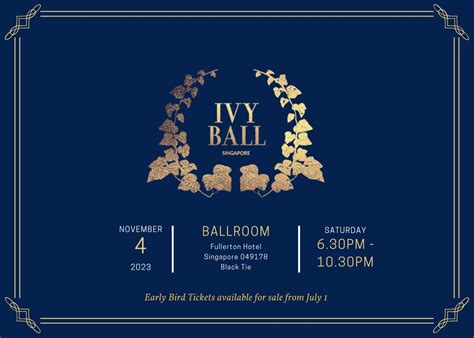 Ivy Ball Singapore 2023