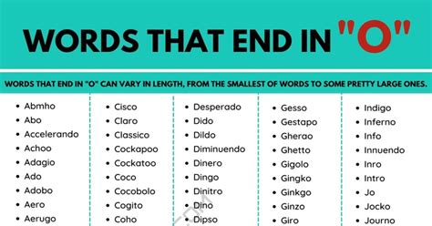 Trees Ending In O at William Stork blog