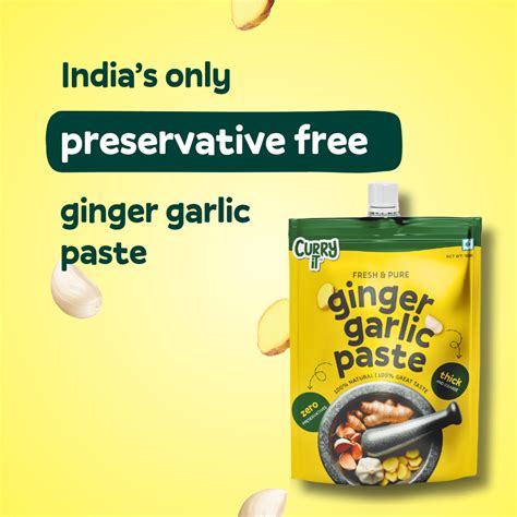 CURRYiT Ginger Garlic Paste ( Zero Preservatives )