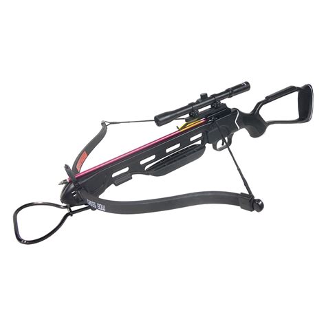 Buy 150 lb Black Wood Camouflage Hunting Crossbow Archery Bow 4x20 ...