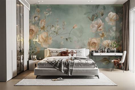 Flower Wallpaper Wall Murals Turn Your Home into a Garden Oasis