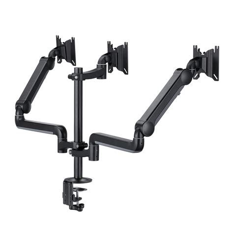 Buy Aluminum Triple Monitor Stand, Full Motion Adjustable Triple ...