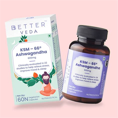 BBETTER Ashwagandha KSM-66 Tablets to Reduce Stress & Improve Sleep ...