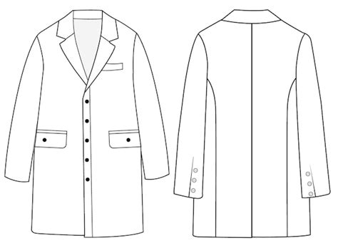 Женский блейзер Векторная линия искусства контур грудная блейзер ...