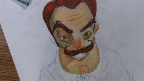 Image result for Hello Neighbor Game Drawing
