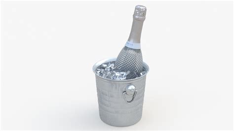 3D Freixenet Sparkling Wine in a Bucket of Ice model | 3D Molier ...