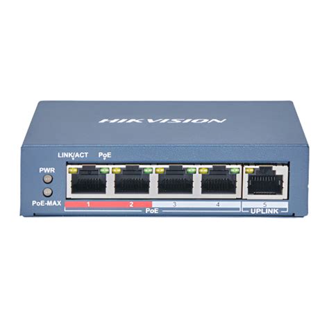 HIKVISION 8 Port PoE Switch (DS-3E0109P-E/M) – Teac Consultancy