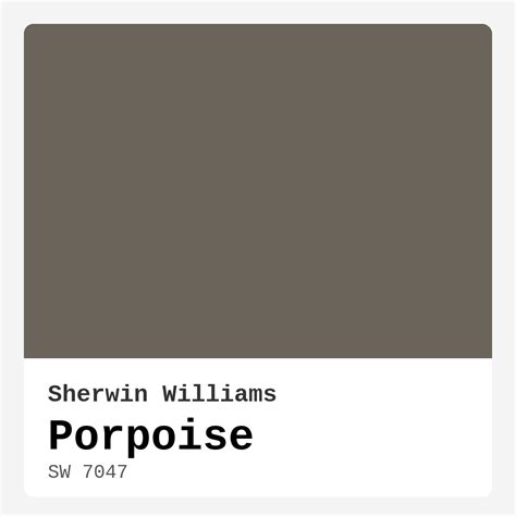 Porpoise SW 7047 by Sherwin Williams | Paint Reviews, Hues & Finishes ...
