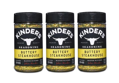 Kinder's Buttery Steakhouse Rub and Seasoning (9.5 oz.) 3PK - Walmart.com