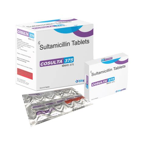 Cosulta 375 - Sultamicillin Tablets - Biopolis Lifesciences Private Limited