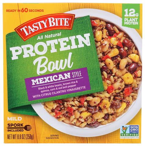 Amazon.com : Tasty Bite Protein Bowl Mexican Style, Microwaveable ...