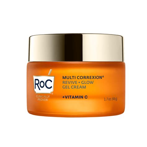 RoC Multi Correxion Brightening Anti-Aging Gel Moisturizer with Vitamin C, for Dark Spots ...