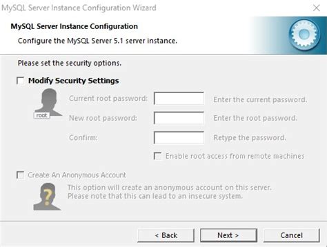 Image result for MySQL Server Instance Config Wizard